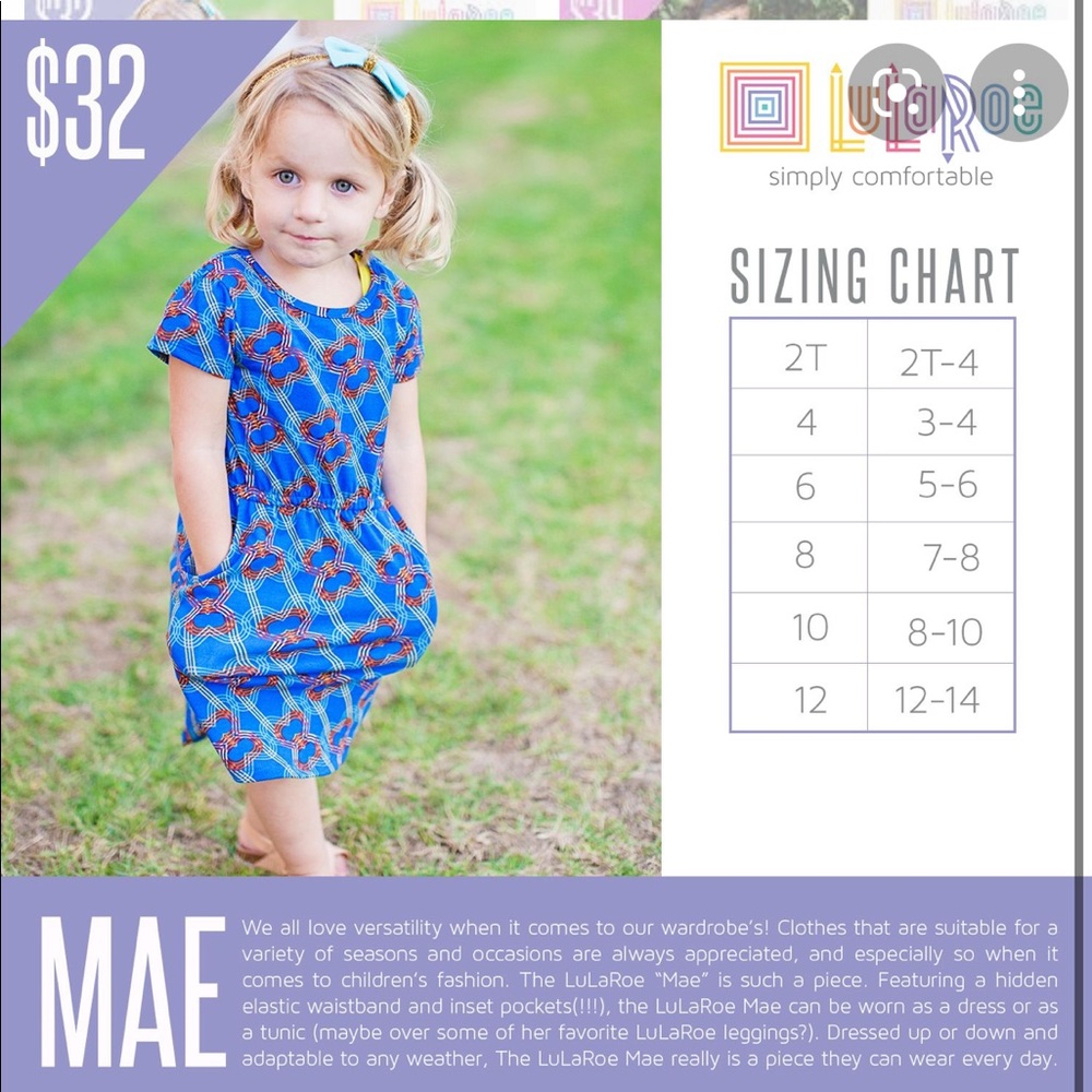 EUC LuLaRoe Mae dress - Picture 6 of 6